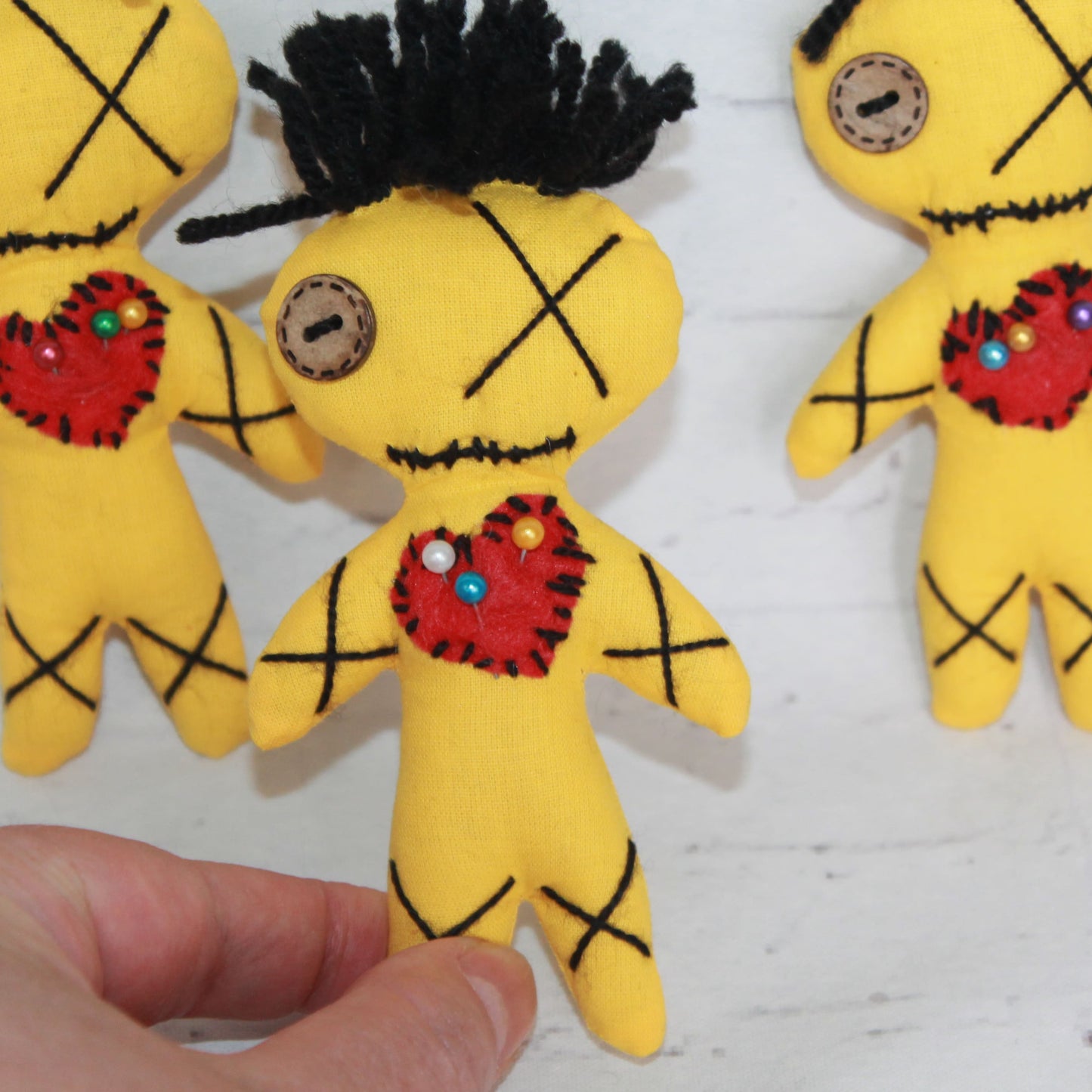 voodoo dolls with pins Halloween gift