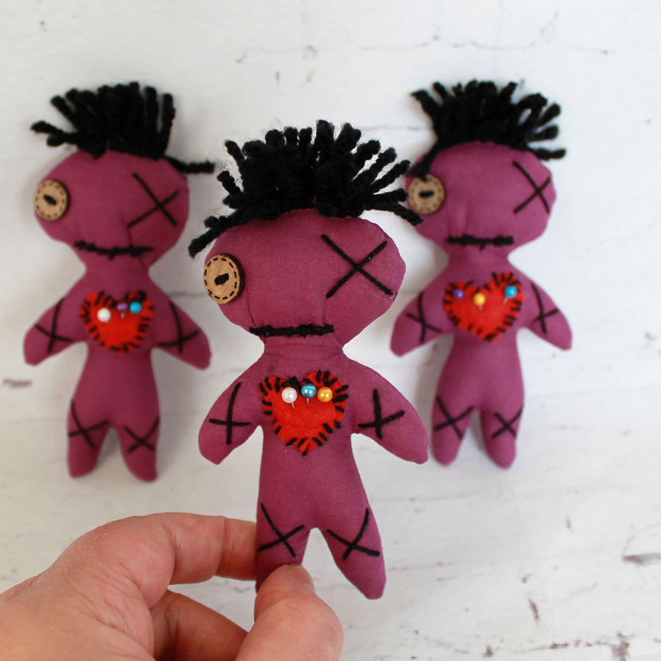 voodoo doll with pins