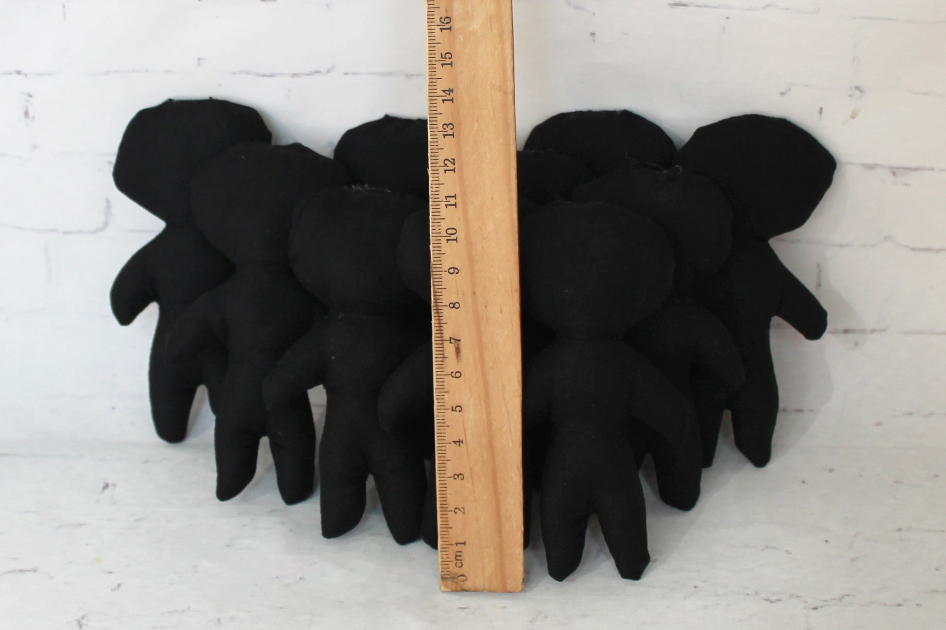 Blank handmade voodoo doll body for DIY craft, gothic decor, and Halloween projects