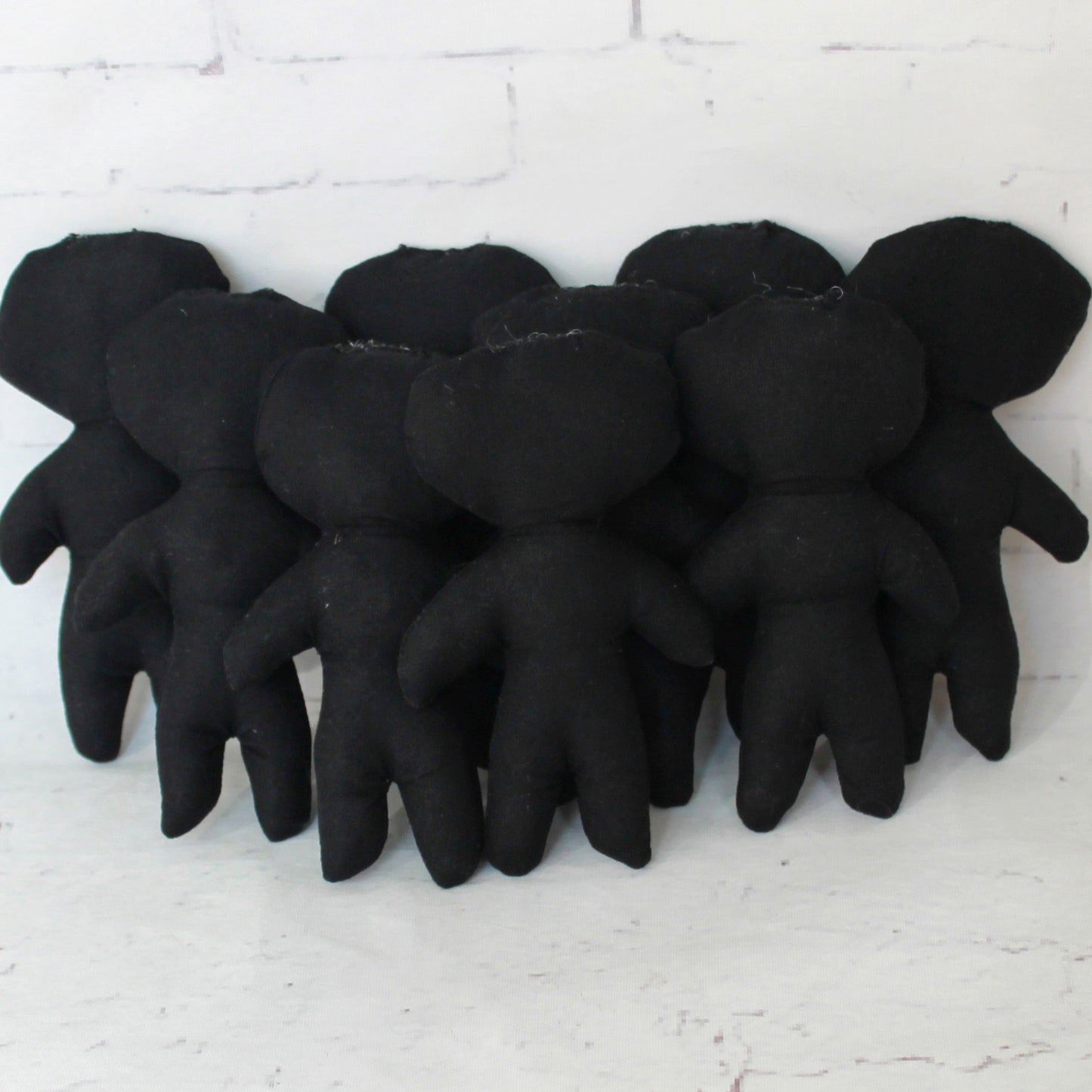 Blank handmade voodoo doll body for DIY craft, gothic decor, and Halloween projects
