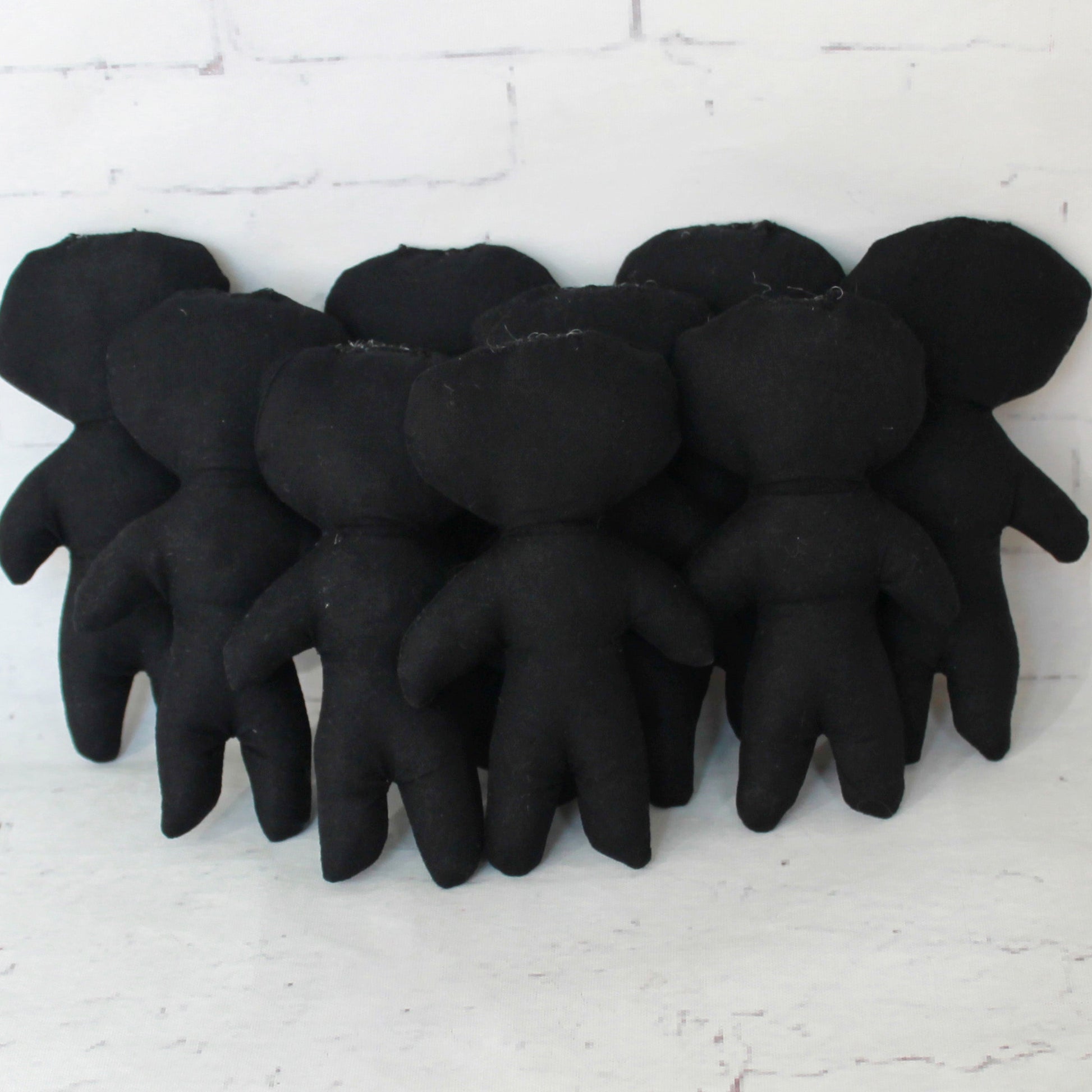 Blank handmade voodoo doll body for DIY craft, gothic decor, and Halloween projects
