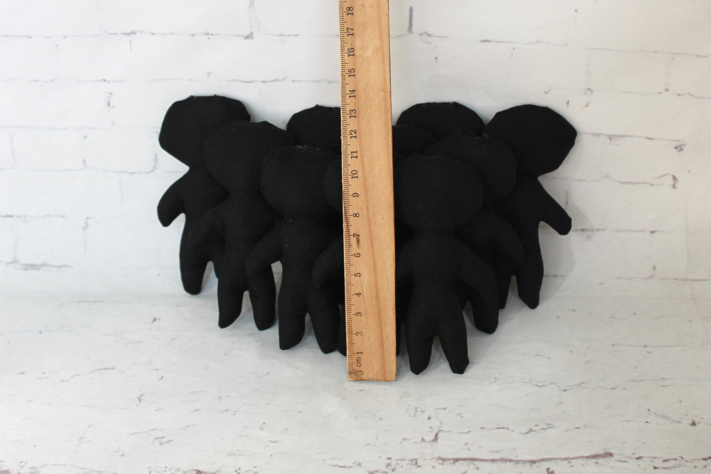 Blank handmade voodoo doll body for DIY craft, gothic decor, and Halloween projects